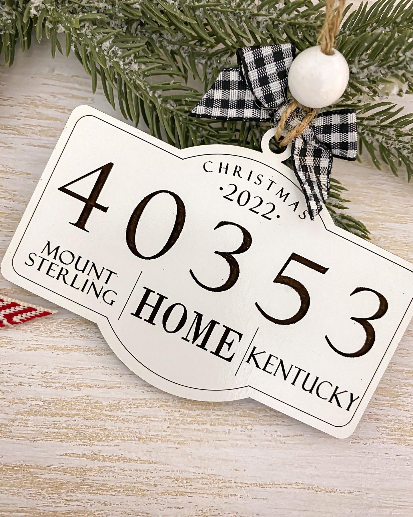 Zip Code Ornament